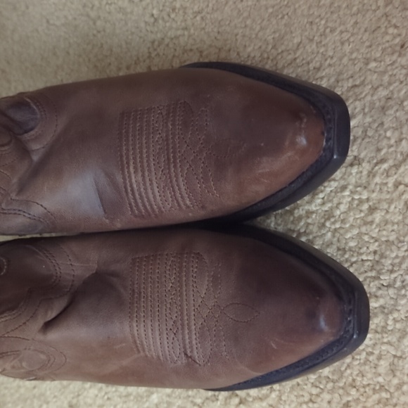 J.B Dillon Reserve Brown Western Cowgirl Festival Country Boots Size 8 - Picture 9 of 12